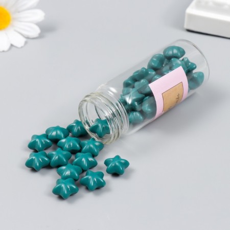 Surgut in granules in a jar of "stars" dark green matte 16 g 7x3x3 cm-1