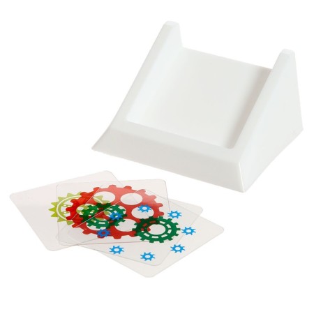 The board game-head-headed “Smart figures. Tasks with gears ”, from 1 player, 5+-10