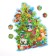 Magnetic Christmas tree "New Year! Toys"