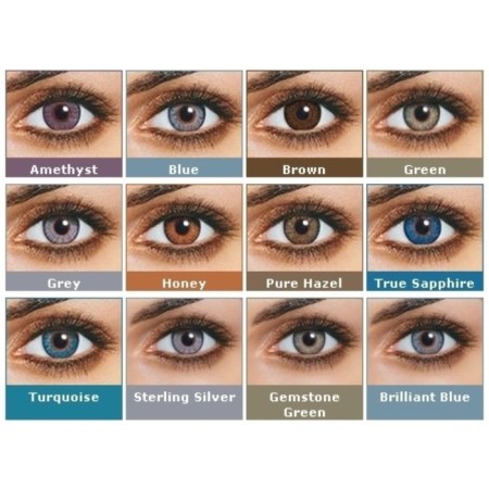 Color contact lenses Freshlook Colorblands Honey, -3.5/8.6 in a 2pcs set-1
