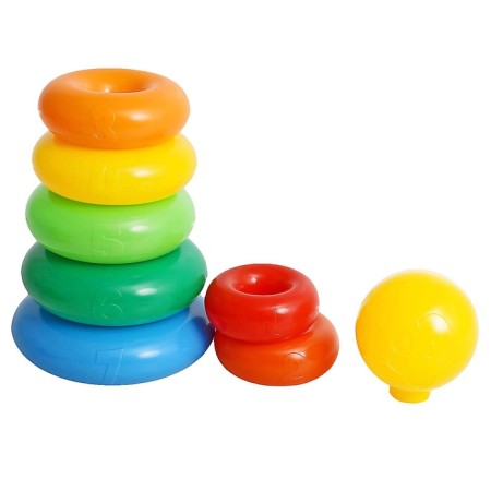 Giant Pyramid, 20 rings with a ball-6