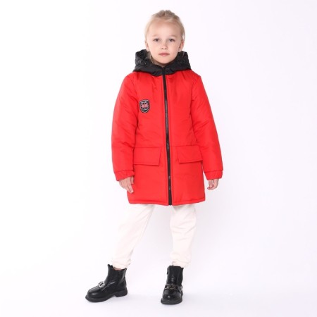 Demician jacket nursery, red color, height 110-116 cm-2