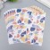 Stick on tile "Color spots" set 6 pcs 20x20 cm