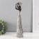 Souvenir Polystone "African with fruits on her head" White with black 8x6x33 cm