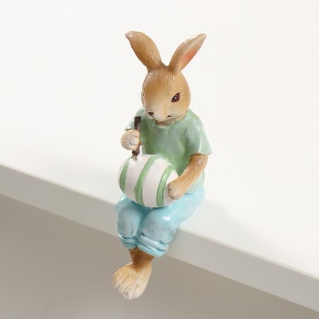 Souvenir Polystone "Bunny coloring Easter Ivichko" 7.5x4.5x12 cm-1