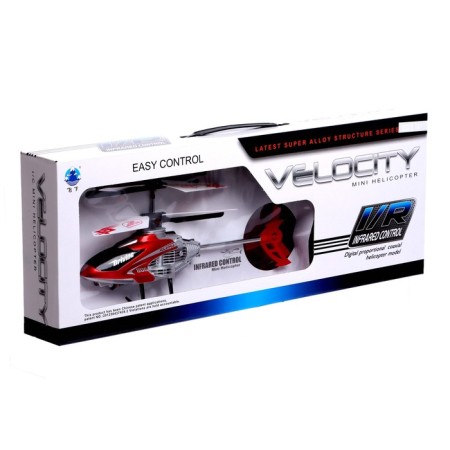 A helicopter radio -controlled Sky, light effects, red color-5