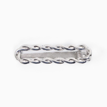 Hair clip "inspire" silver, 5.5 x 2 cm-2