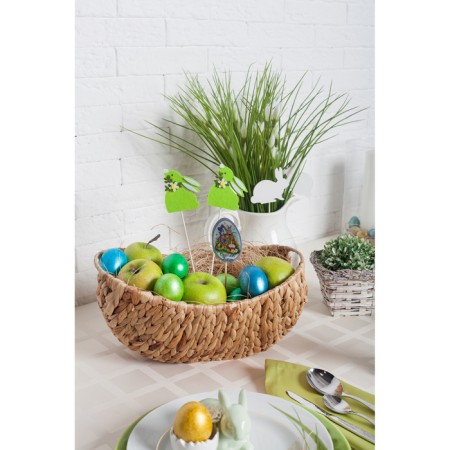 Souvenir on a stick, decor "Rabbit with a flower"-2