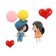 Toy in a car deflector, a couple in love, K1