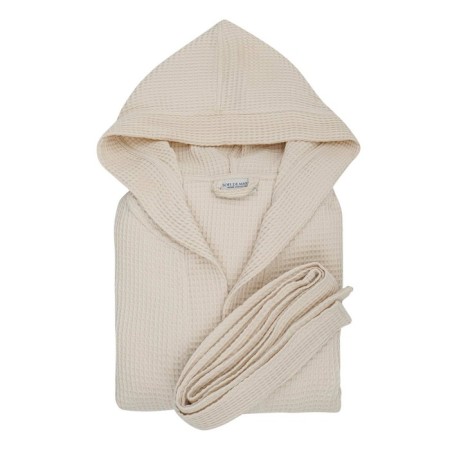 Wafel bathrobe Sofi de Marko naomi, with a hood, size l, color cream-1