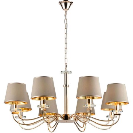OLIMPIA chandelier, 8x40W E14, color gold-1