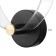 Bra "leaf" LED 8W 3000-6000K Black 25x20x6cm