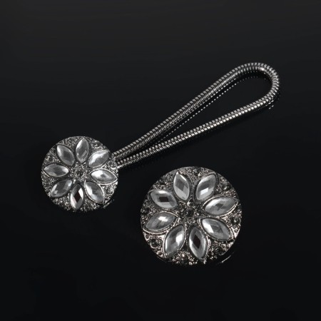 Decorative fastener, d = 2.5/3 cm, black color-2