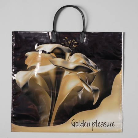 Package "Golden Flower", polyethylene with a plastic pen, 38 x 35 cm, 110 μm