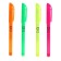Gel pen, 0.5 mm, black rod, fluorescent body, mix