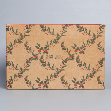 Gift Box "Retro Post", 28 x 18.5 x 11.5 cm, New Year-4