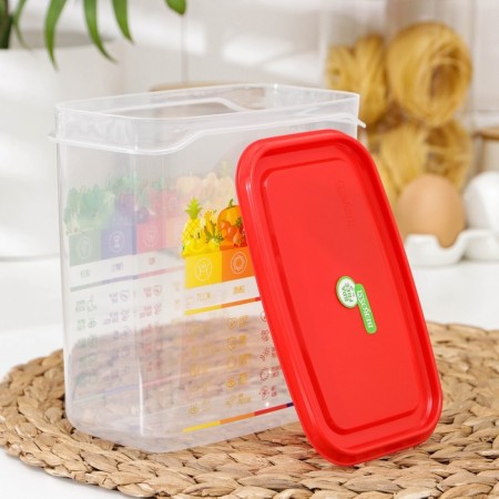 Vitaline container, 1.5 l, red color-4