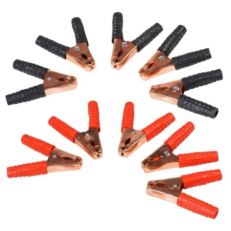 Clips-crocodiles for launch wires Airline S, 150A, 10x9 cm, in a set of 10 pieces-2