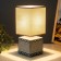 Rufi table lamp E14 40W gray 12.5x12.5x29 cm Risalux