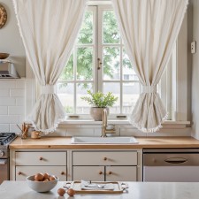 A set of curtains for the kitchen SL Home 