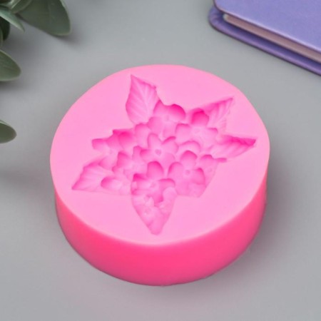 Mold Silicon "forget -me -nots" 2.6x5.7x5.7 cm-2