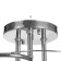 Cauces "Poli" 3x60W E27 chrome 56x56x24cm