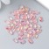 Decor for creativity Plastic "Executed Crystal" set of 60 pcs red 0.8x0.6 cm