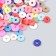 Beads for PVC Creativity "Color Rings" set 25 grams 0.1x0.6x0.6 cm