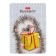 Notepad A6, 40 sheets on the crest "It is good to be a hedgehog", cover shaking cardboard, UV-lak, block 65 g/m², mix