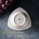 Porcelain salad Magistro "Blanche. Rose ", 740 ml, d = 25 cm, white color
