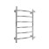 Water towel "Sanprise" Classic P6, 400x700 mm, lateral connection, chromium