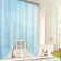Curtain for the kitchen arch Witerra 285x160cm, blue, veil, PE100%
