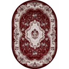 Ковёр овальный Merinos Gavana, размер 300x400 см, цвет red
