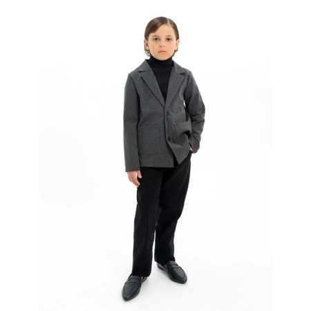 Jacket for a boy, height 140 cm, gray color-5