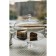 Cake stand on a leg with a glass cover Magistro "Madeus", 28 × 28 cm