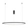 Suspension lamp Maytoni Mod072PL-L36B3K, LED, 36 W, 850x700x1200 mm, 1700 lm, 3000k, black