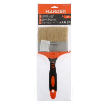 Flase brush Harden 620123, natural bristles, rubberized pen, 101 mm-1