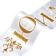 Tape "Jubilee", 3D satin, white