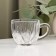 Tea -glass set "Bliss", 4 items: 2 cups 150 ml, 2 saucers d = 12 cm