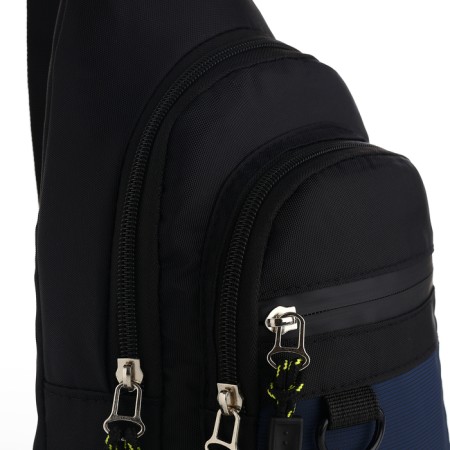 Backpack-sling, 17*8*30 cm, 2 lightning departure, 2 n/k, blue-5