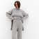 Women's costume mist (sweater and trousers), gray, p. S (40-42)
