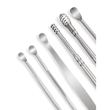 Ear cleaning set: leather cover + 6 items-4