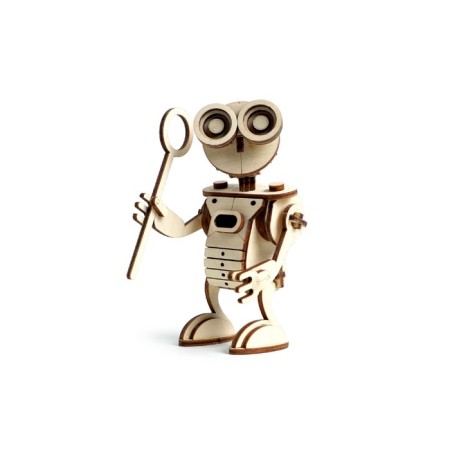 Wooden designer "Robot San"