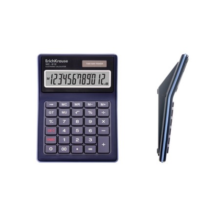 Calculator desktop 12-discharge Erichkrause WC-612, dust-shaped dust-1