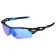 E23 bicycle glasses with interchangeable lenses in the case, blue color