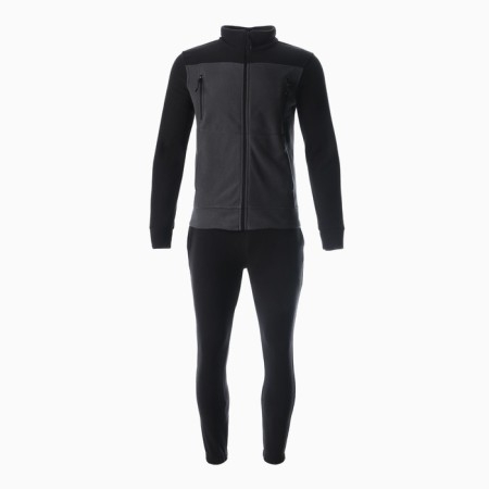 Male costume (sweatshirt and trousers), black color, size 50