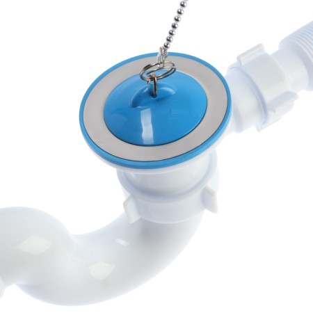A set for the bathtub "Ani Plast" E155: a siphon with a release, overflow 1 1/2 ", a flexible pipe-4
