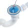 A set for the bathtub "Ani Plast" E155: a siphon with a release, overflow 1 1/2 ", a flexible pipe