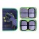 Penal 3 sections, tab inside, 140 x 210 x 40 mm, fabric, calligrata top Block "Dinosaur"