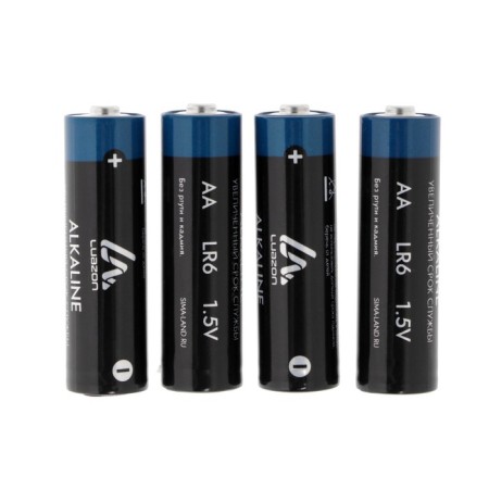 Alkalin battery (alkaline) Luazon, AA, LR6, Spike, 4 pcs-1